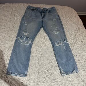 Frame Denim Women's Light Blue Relaxed Jeans (Size: 31)